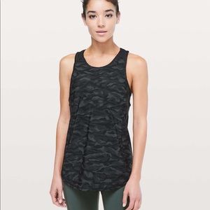 COPY - Lululemon Sculpt Tank II in Sequoia Camo Deep Coal Black